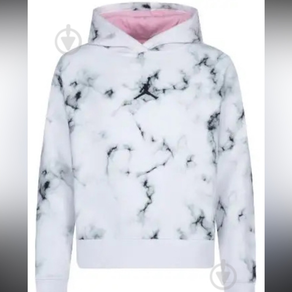 Jordan Big Girls' Essentials Printed Pullover Hoodie size XL